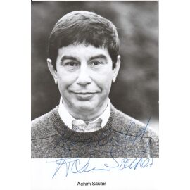 Autogramm Schauspieler | Achim SAUTER | 1980er (Portrait SW Rüdel) Hagel