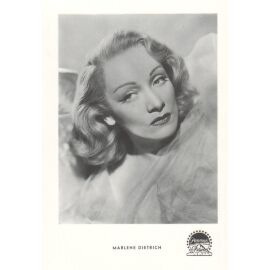 Filmpostkarte | Marlene DIETRICH | 1930er (Portrait SW Paramount) LIMITIERT KuB A354