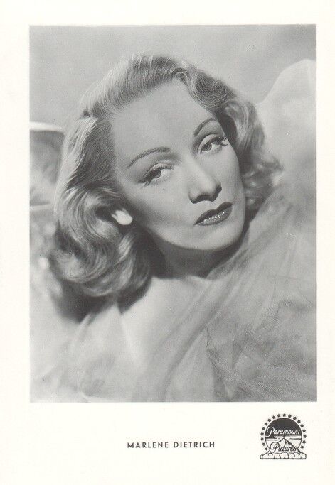 Filmpostkarte | Marlene DIETRICH | 1930er (Portrait SW Paramount) LIMITIERT KuB A354