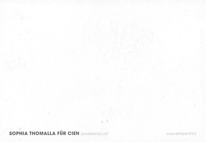 Autogramm Model / TV | Sophia THOMALLA | 2010er (Portrait Color Cien)