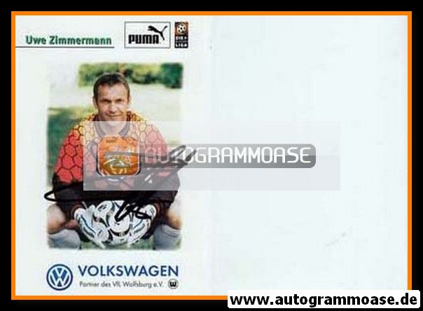 Autogramm Fussball | VfL Wolfsburg | 1997 | Uwe ZIMMERMANN