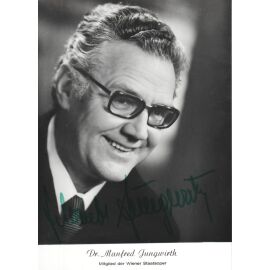 Autogramm Klassik | Manfred JUNGWIRTH | 1970er (Portrait SW) Simonis 1