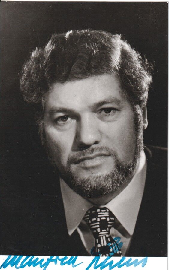 Autogramm Klassik | Manfred SCHENK | 1970er (Portrait SW) Fayer 1