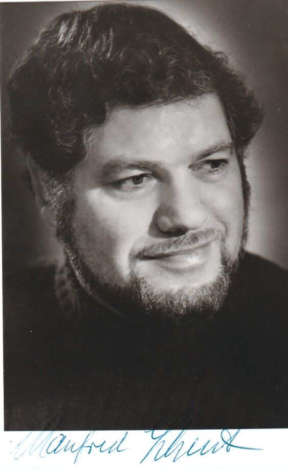 Autogramm Klassik | Manfred SCHENK | 1970er (Portrait SW) Fayer 2