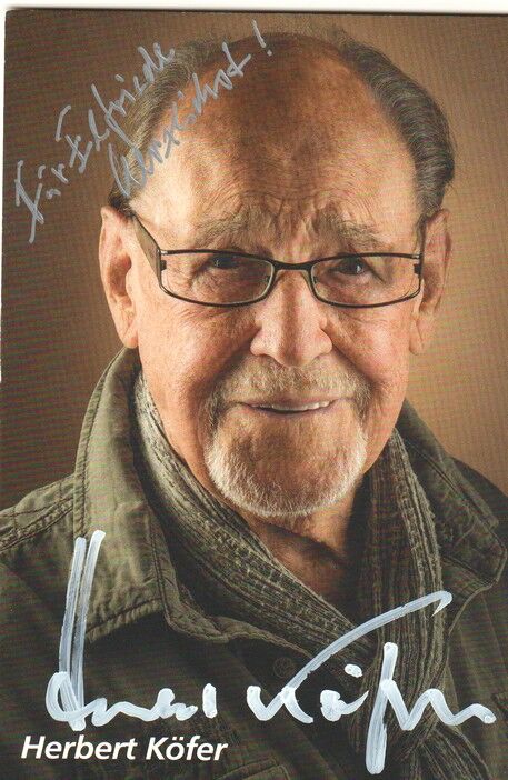 Autogramm Schauspieler | Herbert KÖFER | 2010er (Portrait Color) Icestorm