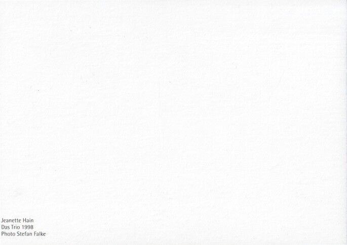 Autogramm Schauspieler | Jeanette HAIN | 1998 (Portrait SW) Falke