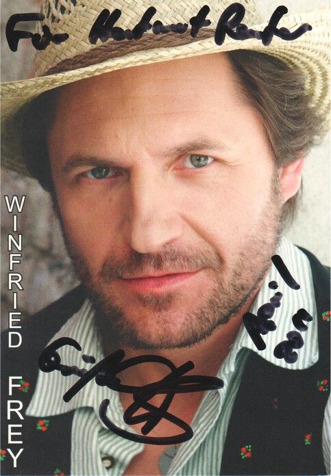 Autogramm Schauspieler | Winfried FREY | 2010er (Portrait Color)