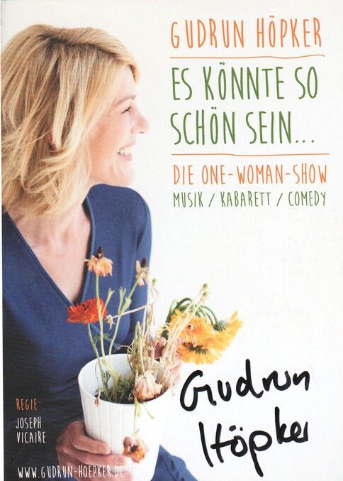 Autogramm Schauspieler | Gudrun HÖPKER | 2014 (Portrait Color) "So Schön" Cosler