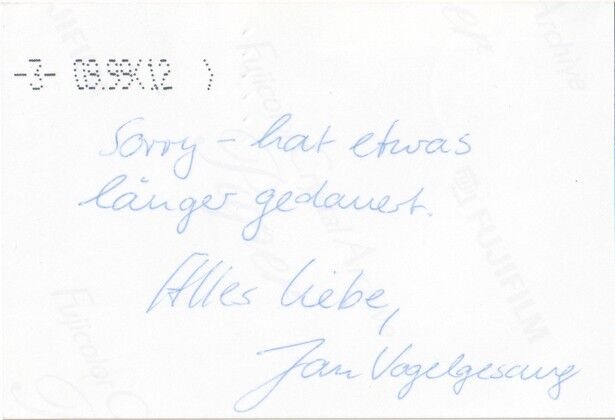 Autogramm Schauspieler | Jan VOGELGESANG | 2010er Foto (Portrait Color)
