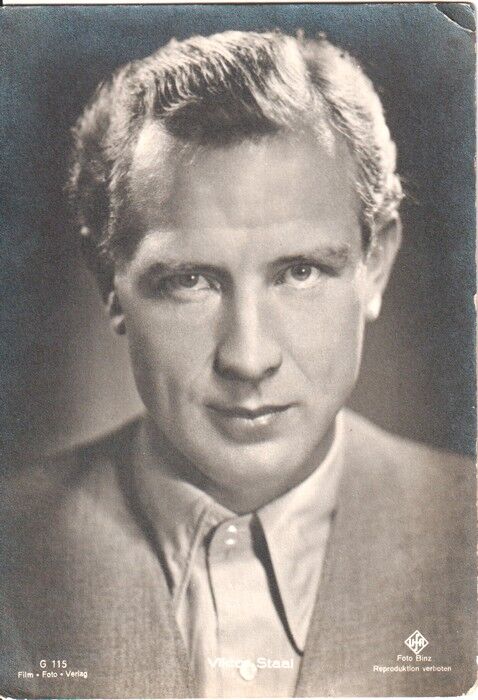Filmpostkarte | Viktor STAAL | 1940er (Portrait SW) FFV G115