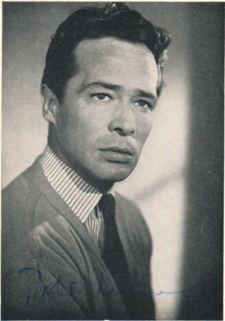 Autogramm Schauspieler | Peter MOSBACHER | 1950 (Portrait SW) "Doppelte Lottchen" Nusella