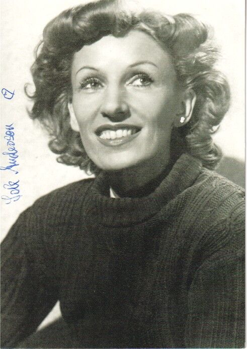 Autogramm Schlager | Lale ANDERSEN | 1950er (Portrait SW) Lili Marleen