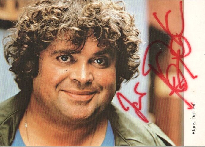 Autogramm Schauspieler | Klaus DAHLEN | 1990er (Portrait Color) Theaterclub