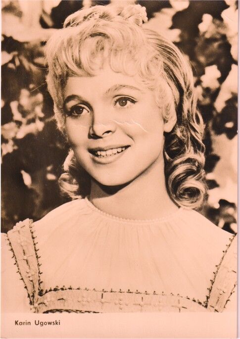Filmpostkarte | Karin UGOWSKI | 1960er (Portrait SW DEFA) Progress