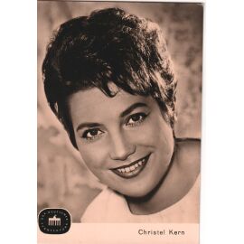 Filmpostkarte | Christel KERN | 1960er (Portrait SW VEB)