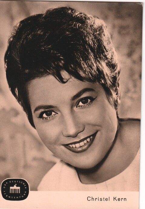Filmpostkarte | Christel KERN | 1960er (Portrait SW VEB)