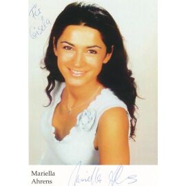 Autogramm Schauspieler | Mariella AHRENS | 1990er (Portrait Color)