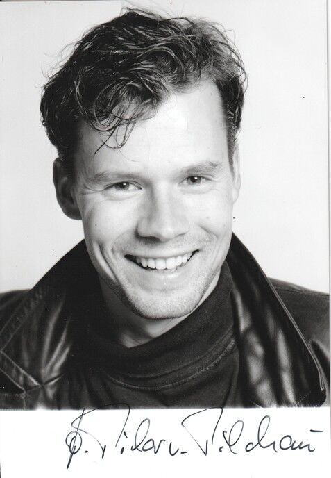 Autogramm Schauspieler | Harald PILAR VON PILCHAU | 1990er Foto (Portrait SW)