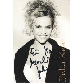 Autogramm Schauspieler | Julia KENT | 1990er (Portrait SW)