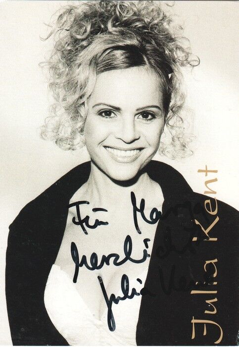 Autogramm Schauspieler | Julia KENT | 1990er (Portrait SW)