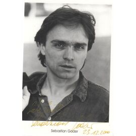 Autogramm Schauspieler | Sebastian GODER | 1990er (Portrait SW)