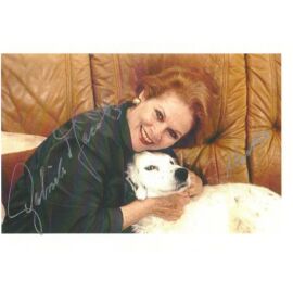 Autogramm Schauspieler | Gabriele JACOBY | 2000er (Portrait Color mit Hund)