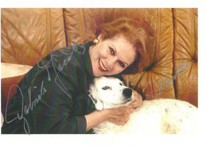 Autogramm Schauspieler | Gabriele JACOBY | 2000er (Portrait Color mit Hund)