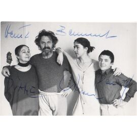 Autogramme Schauspieler | FAMILIE BENNENT | 1998 (Gruppenbild SW)