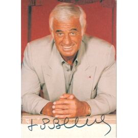 Autogramm Film (FR) | Jean-Paul BELMONDO | 1990er (Portrait Color)