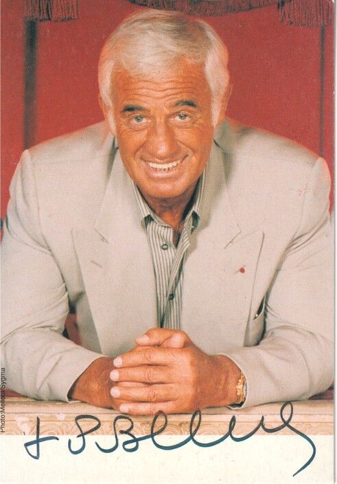 Autogramm Film (FR) | Jean-Paul BELMONDO | 1990er (Portrait Color)