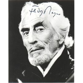 Autogramm Film (UK) | Ferdy MAYNE | 1980er Foto (Portrait SW) 3