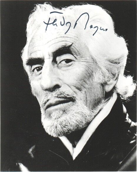 Autogramm Film (UK) | Ferdy MAYNE | 1980er Foto (Portrait SW) 3