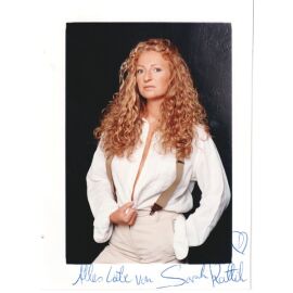 Autogramm Schauspieler | Sarah KATTIH | 2000er Foto (Portrait Color)