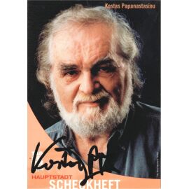Autogramm Schauspieler | Kostas PAPANASTASIOU | 2000er (Portrait Color) Scheckheft