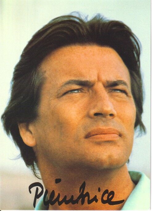 Autogramm Film (FR) | Pierre BRICE | 1970er (Portrait Color) Schorsch