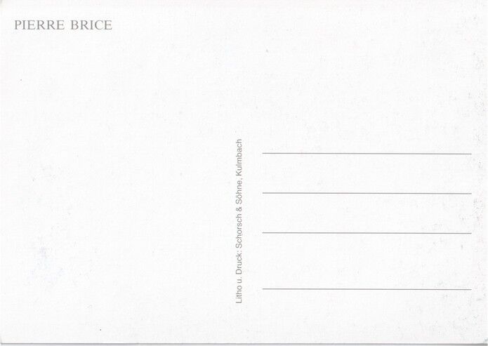 Autogramm Film (FR) | Pierre BRICE | 1970er (Portrait Color) Schorsch
