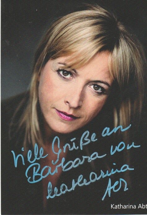 Autogramm Schauspieler | Katharina ABT | 2010er (Portrait Color) Tobias