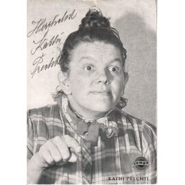 Autogramm Schauspieler | Kathi PRECHTL | 1960er (Portrait SW) Tempo