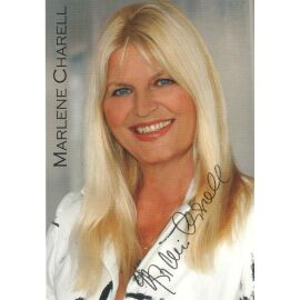 Autogramm Schlager | Marlene CHARELL | 2000er (Portrait Color) Riese