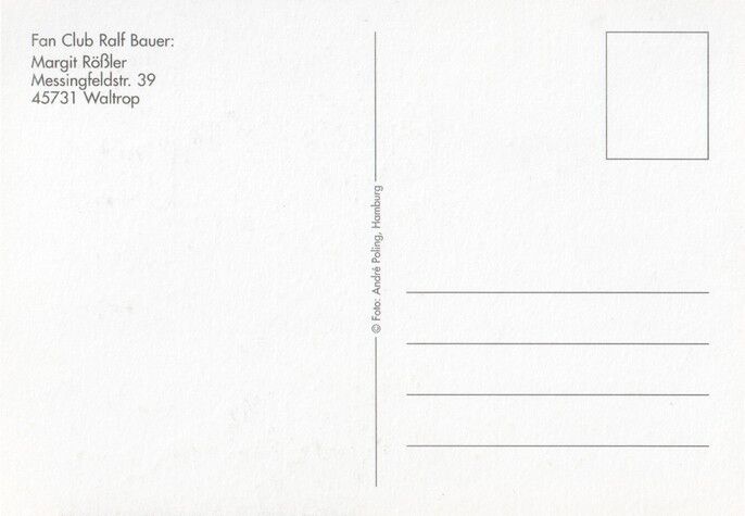 Autogramm Schauspieler | Ralf BAUER | 2000er (Portrait Color) Poling