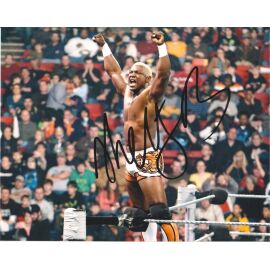 Autogramm Wrestling | Shelton BENJAMIN | 2000er Foto (Jubelszene Color XL)