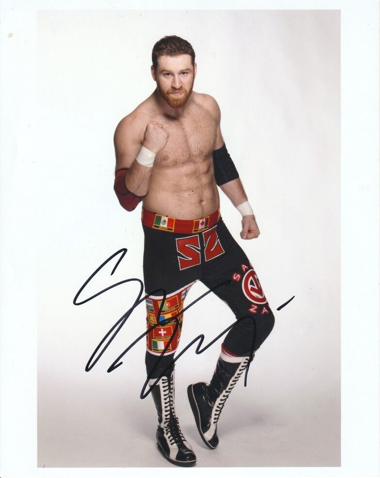 Autogramm Wrestling | Sami ZAYN | 2010er Foto (Portrait Color XL)