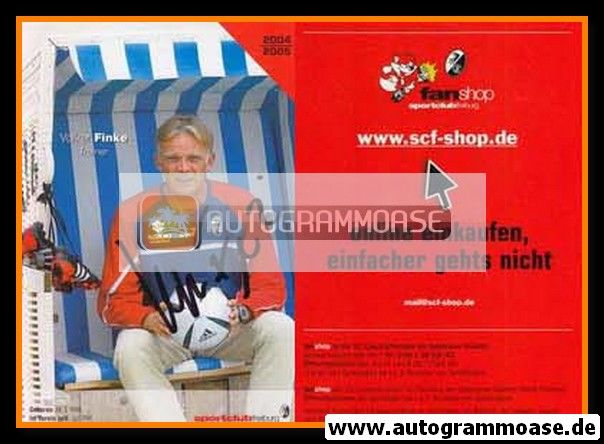 Autogramm Fussball | SC Freiburg | 2004 | Volker FINKE