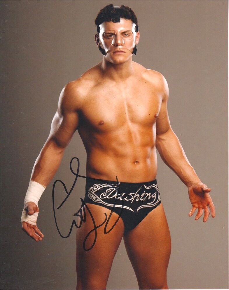 Autogramm Wrestling | Cody RHODES | 2010er Foto (Portrait Color XL)