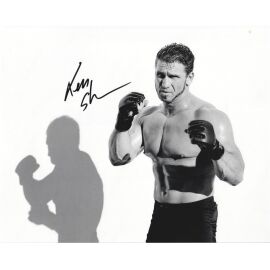 Autogramm Wrestling | Ken SHAMROCK | 1990er Foto (Portrait SW XL)