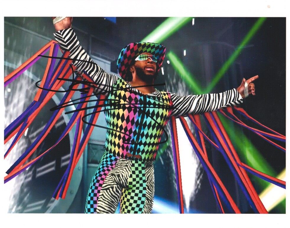 Autogramm Wrestling | Jay LETHAL | 2010er Foto (Jubelszene Color XL)