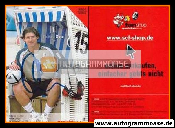 Autogramm Fussball | SC Freiburg | 2004 | Richard GOLZ