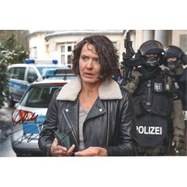Autogramm TV | ARD | Ulrike FOLKERTS | 2018 Foto "Tatort" (Filmszene Color XL)