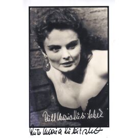 Autogramm Schauspieler | Ruth Maria KUBITSCHEK | 1960er (Portrait SW XL) DEFA