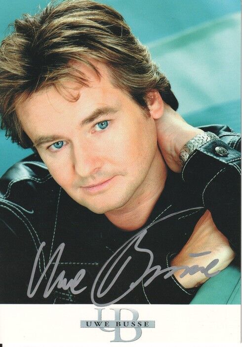 Autogramm Schlager | Uwe BUSSE | 2003 "Ich Habe Einen Traum" (Portrait Color Koch)